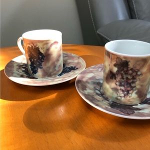 Demi tasse cups set of 2